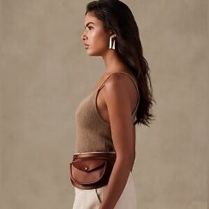 Banana Republic Marrakech Leather Belt Bag. Brown. New with Tags.